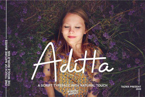 Aditta: A Script Handwritten Font That Elevates Every Maker’s Design