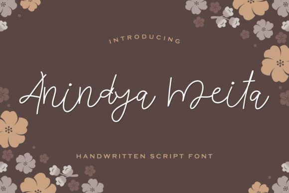 Anindya Meita: A Quirky Script Handwritten Font for Digital Branding