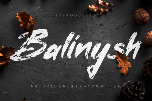 Balinysh: A Bold and Sophisticated Script Handwritten Font for Creative Branding