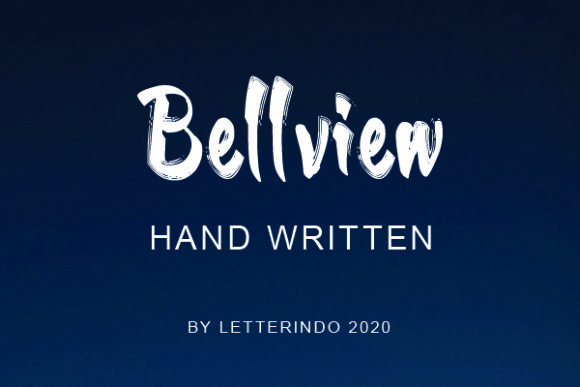 Bellview Handwritten Font for Creative Makers