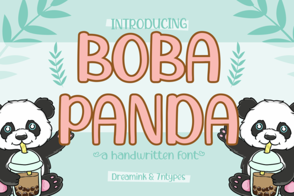 Boba Panda: A Whimsical Handwritten Font for Editorial Charm