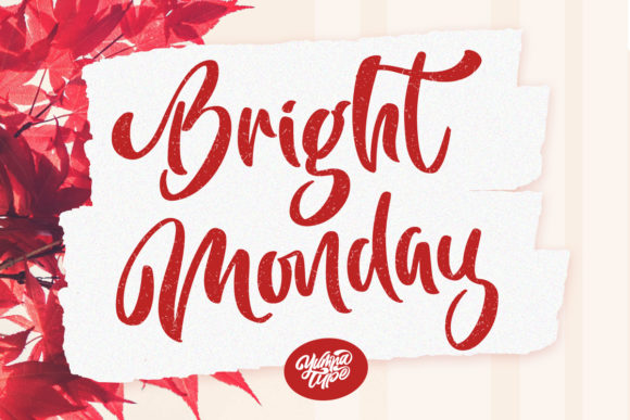 Bright Monday: A Script Handwritten Font That Elevates Your Brand