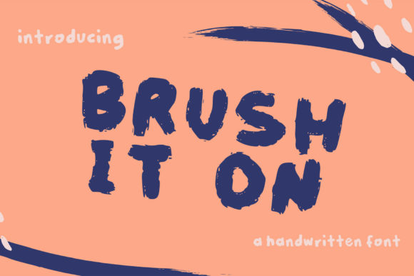 Brush It On: A Script Handwritten Font for Modern Web Design