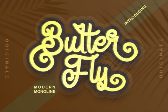 Butter Fly Font for Standout Campaign Design