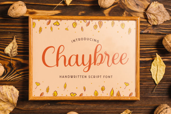 Chaybree: A Flowing Handwritten Font for Elegant Digital Branding