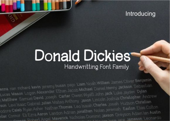 Donald Dickies: The Font That Elevates Your Campaigns