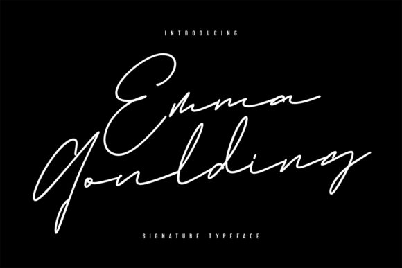 Emma Goulding: A Timeless Script Font for Editorial Design
