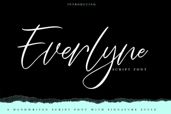 Everlyne: A Script Handwritten Font for Elegant Branding