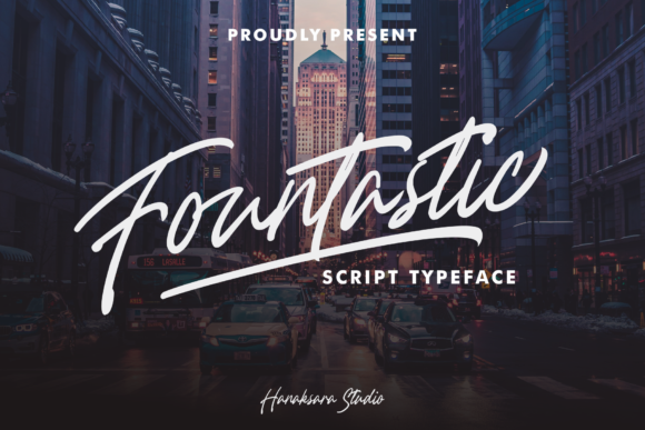 Fountastic: A Script Handwritten Font That Elevates Real Business Branding