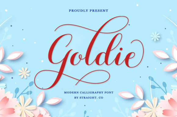 Goldie: A Script Handwritten Font for Elegant Editorial Moments