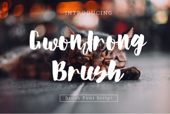 Gwondrong Brush: A Premium Script Handwritten Font for Real Design Work