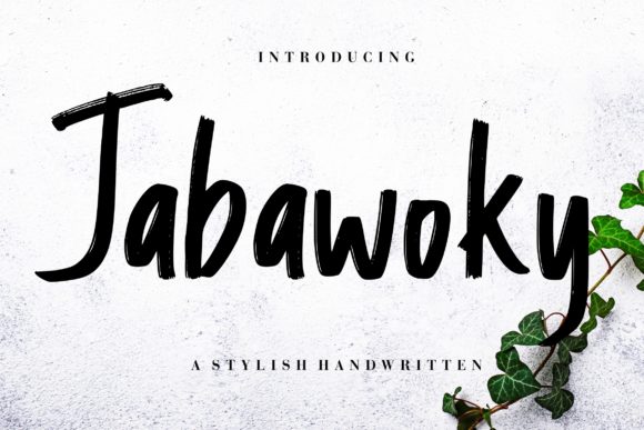 Jabawoky: A Stylish Script Handwritten Font for Real Design Work