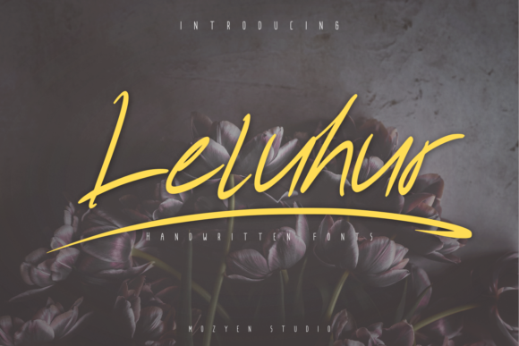 Leluhur Script Handwritten Font for Elegant Campaign Design