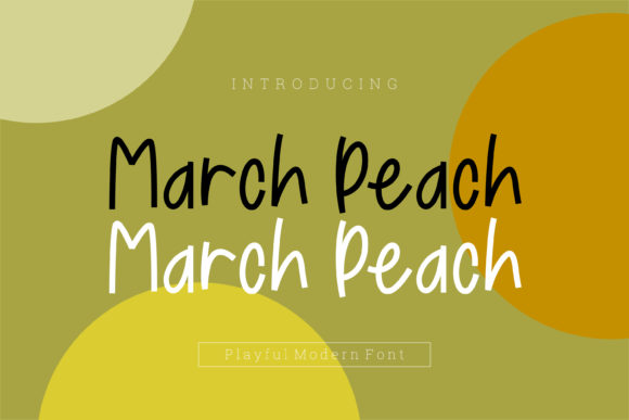 March Peach Handwritten Font for Crafters & Sellers