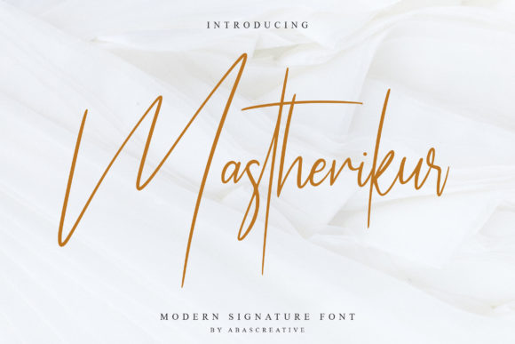 Mastherikur: A Timeless Script Handwritten Font for Thoughtful Design