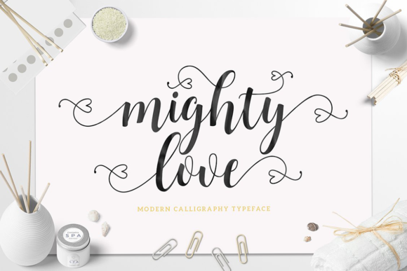 Mighty Love: Elegant Handwritten Font for Real Design Work