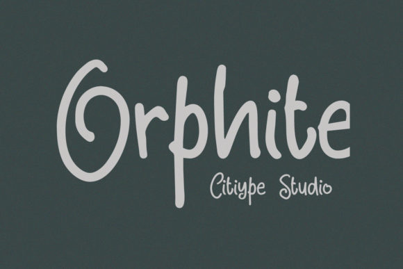 Orphite Handwritten Font for Friendly, Natural Branding
