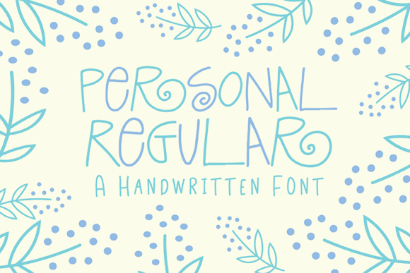 Personal Regular: A Sweet & Friendly Script Handwritten Font