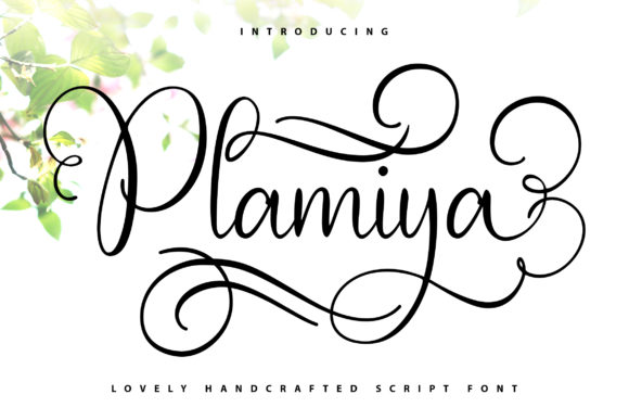 Plamiya: The Elegant Script Handwritten Font You’ll Reach For First