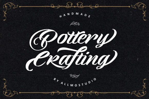 Pottery Crafting Font: A Friendly Script Handwritten Typeface for Scroll-Stopping Content