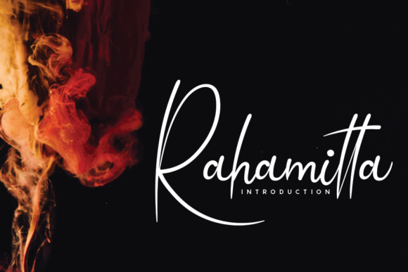 Rahamitta: A Delicate Script Handwritten Font for Editorial Design