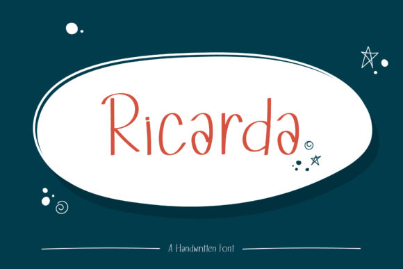 Ricarda: A Script Handwritten Font for Dynamic Web Design