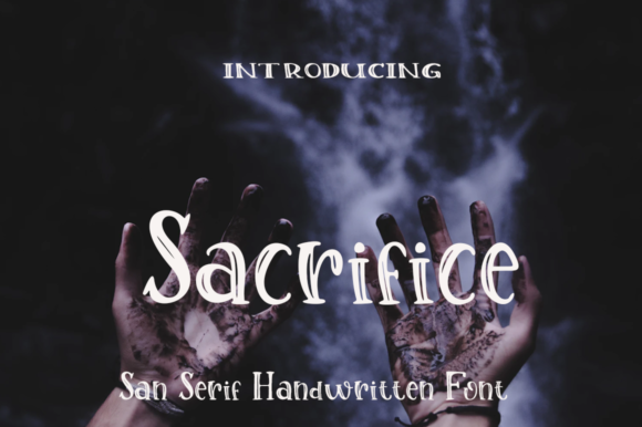 Sacrifice Script Handwritten Font for Branding and Creative Projects