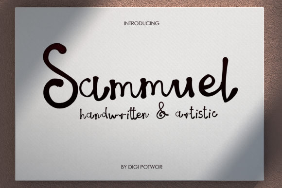 Sammuel Script Handwritten Font for Makers