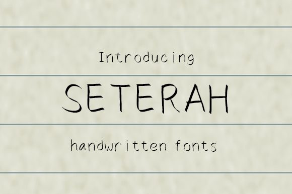 Seterah: A Timeless Script Handwritten Font for Real Branding