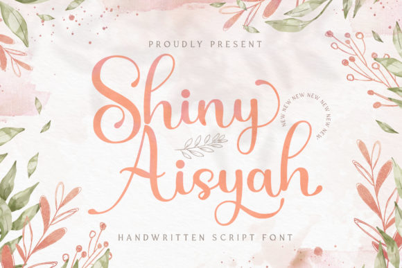 Shiny Aisyah: A Script Handwritten Font That Elevates Real Business Branding