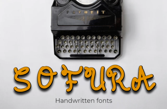 Sofura Handwritten Font for Crafters & Sellers
