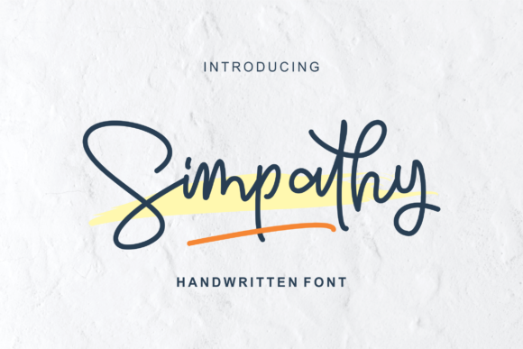 Sympathy Font: Elegant Script Handwritten Fonts for Real Campaigns