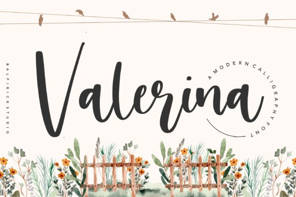 Valerina: The Perfect Script Handwritten Font for Branding and Design