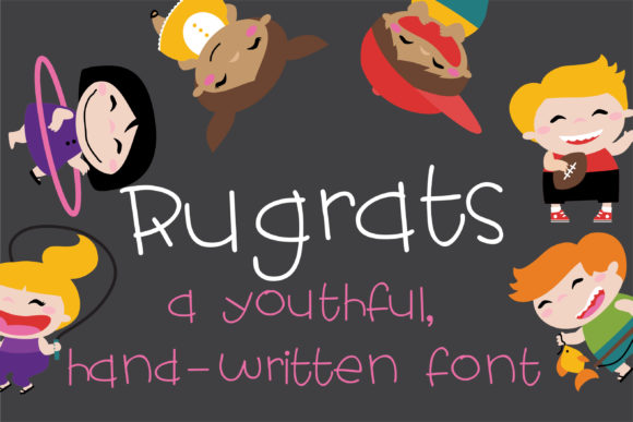 ZP Rugrats Handwritten Font for Kids’ Products & Printables